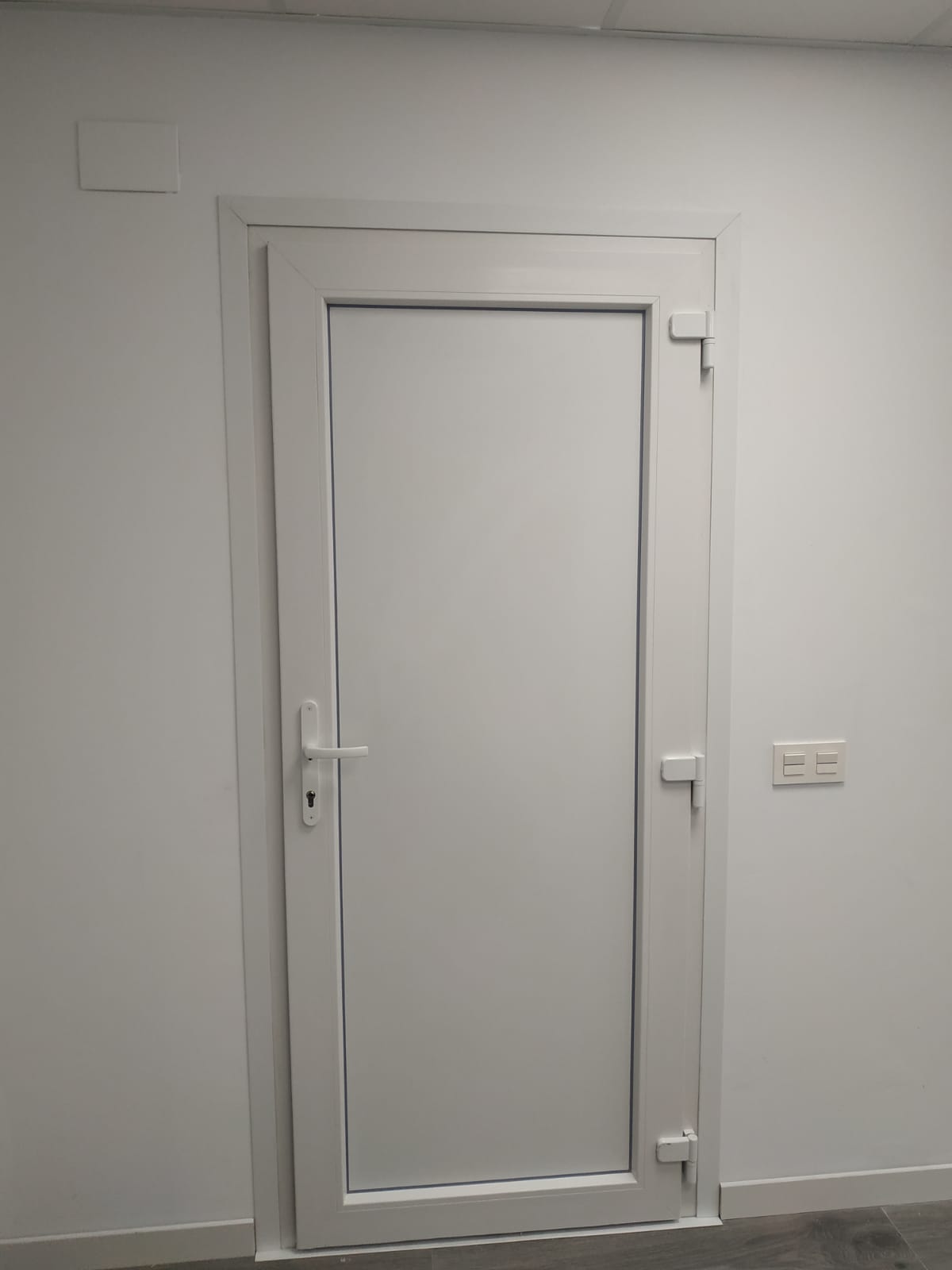 Two-tone entrance door