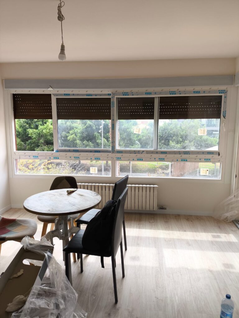 Cambio de ventanas y puertas de PVC · trabajo de Ventanas Verdún