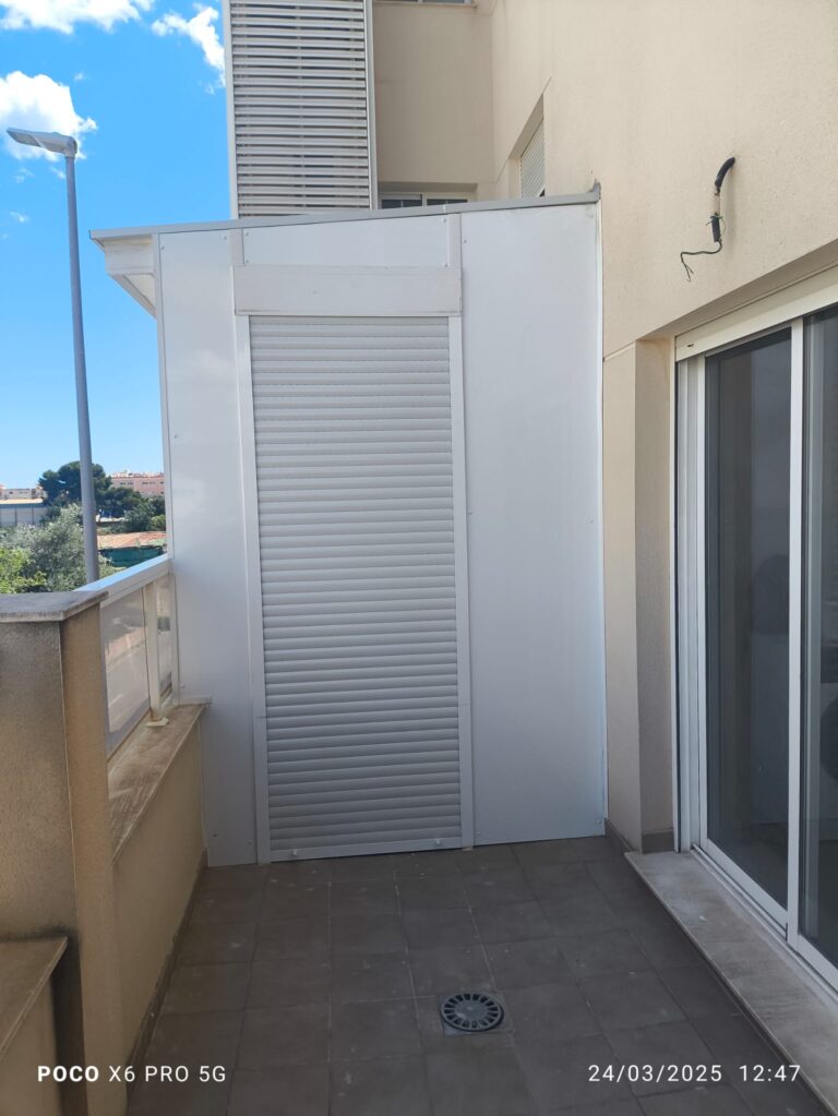 Ampliacion de terraza con Carpintería de aluminio en RPT · trabajo de Ventanas Verdún