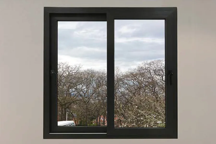 Ventana corredera Cortizo C 70 en color antracita