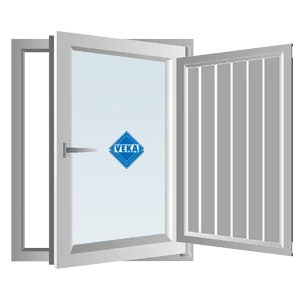 Sección del perfil Contraventana interior